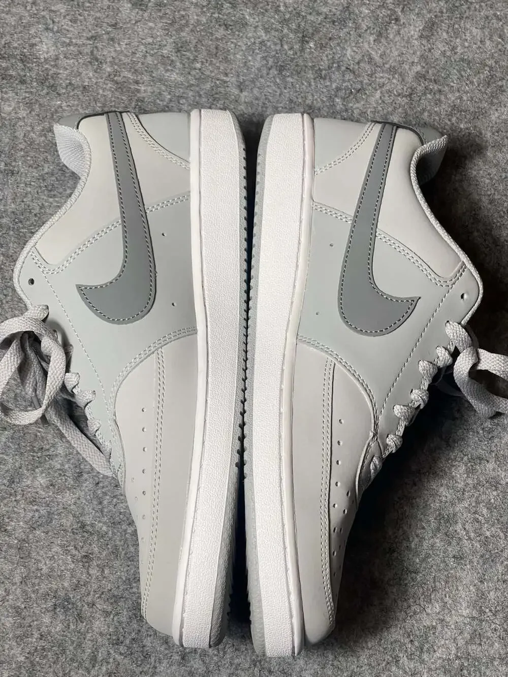 Nike Court Vision Low Men's Sneakers Wolf Grey Size 8